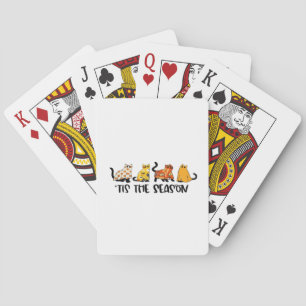 Jeu De Cartes Drôle C'est La Saison Costume D'Halloween Effrayan