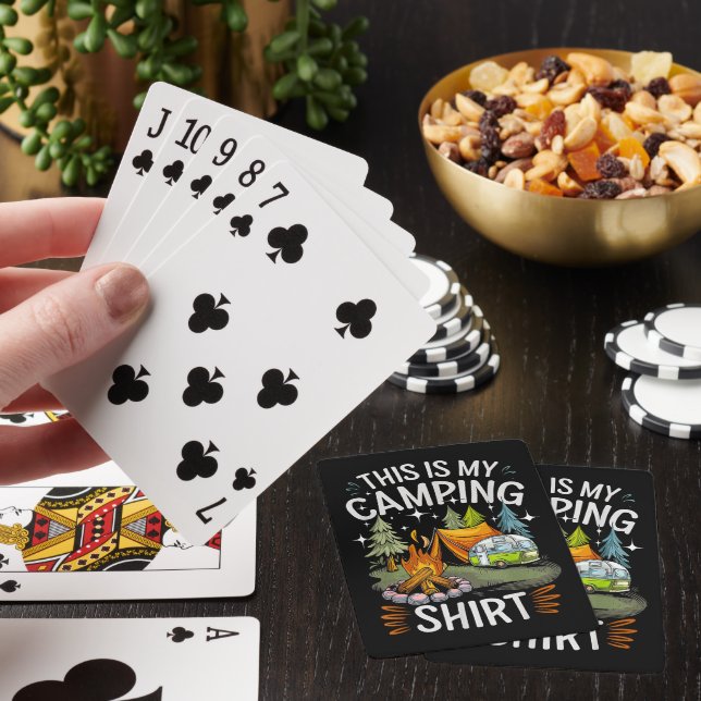 Jeu De Cartes Drôle C'est Mon Camping Pour Campeur (In Situ)