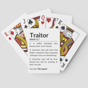 Jeu De Cartes Drôle collègue d'adieu, collègue quittant son empl