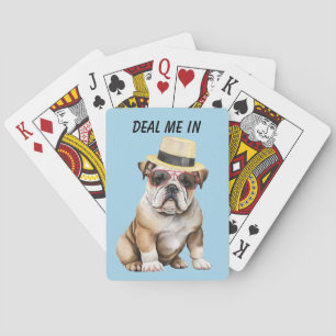 Jeu De Cartes Drôle Dapper Bulldog Devenir