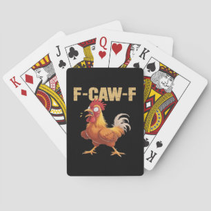 Jeu De Cartes Drôle de corbeau F-Caw-F humour gothique