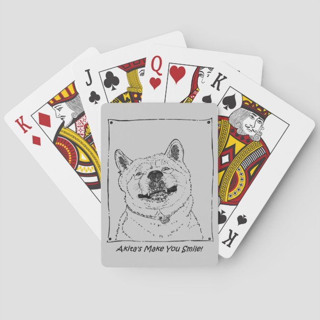 Jeu De Cartes drôle de photo de chien (dos)