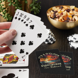 Jeu De Cartes Drôle de retraite c'est 5 heures partout
