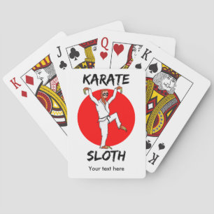 Jeu De Cartes Drôle de Sloth Karate Japon