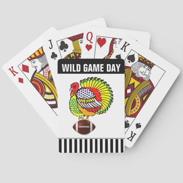Jeu De Cartes drôle de Thanksgiving (dos)