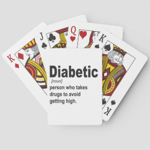 Jeu De Cartes Drôle Diabétique type 1 Définition Sensibilisation
