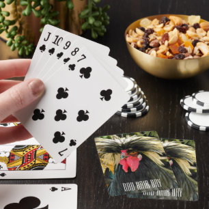 Jeu De Cartes Drôle Mème de poule de la journée des cheveux mauv