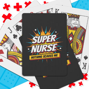 Jeu De Cartes Drôle mignon Sarcastique Superhero Infirmière Appr