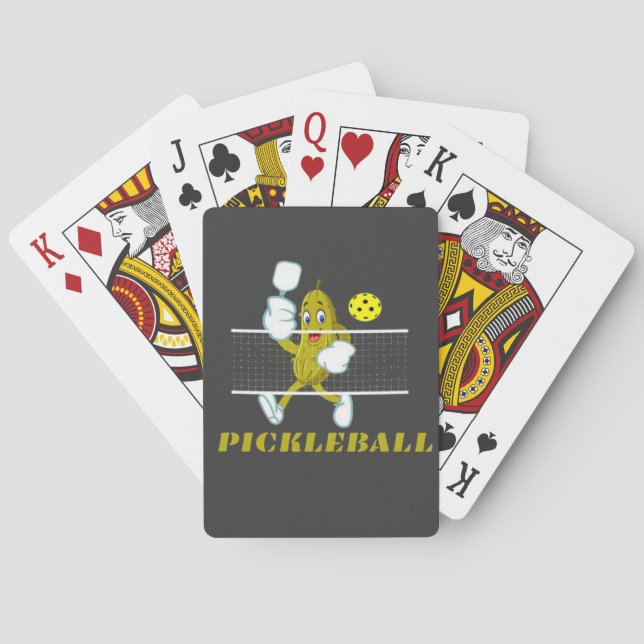 Jeu De Cartes Drôle Pickleball (dos)