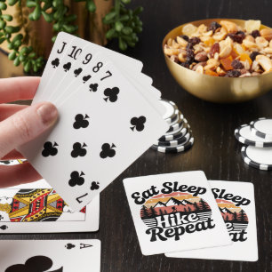 Jeu De Cartes Drôle Randonnée Manger Dormir Randonner Répéter
