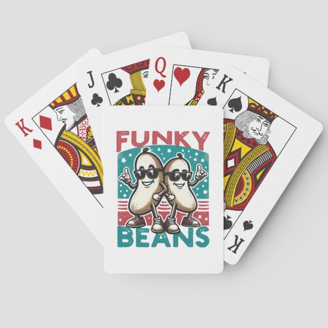 Jeu De Cartes Drôles de haricots cool (dos)