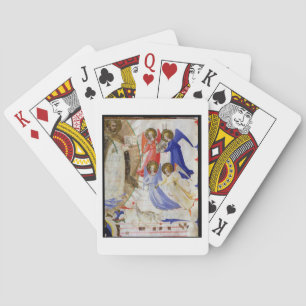 Jeu De Cartes ds 558 f.67v St. Dominic avec quatre anges musicau