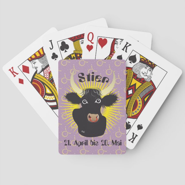 Jeu de cartes du 21 avril au 20 mai (dos)