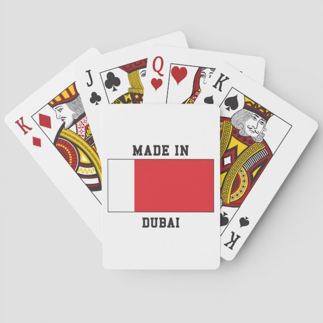 Jeu De Cartes Dubaï, EAU (dos)