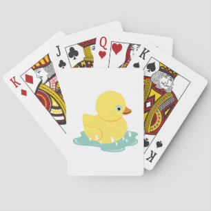 Jeu De Cartes Duckie en caoutchouc