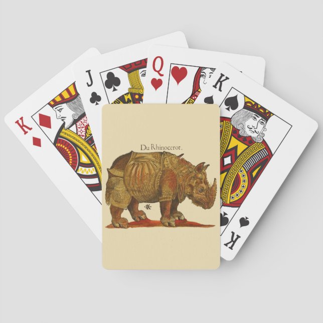 Jeu De Cartes Durer's Rhinoceros (dos)