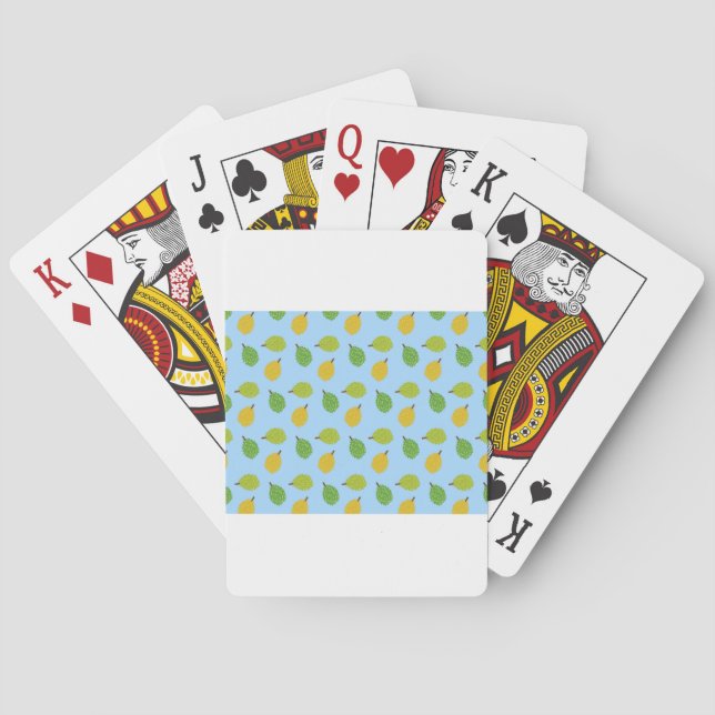 Jeu De Cartes durians bleus (dos)