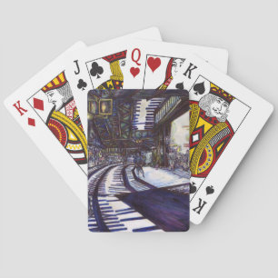 Jeu De Cartes Dusting the Piano