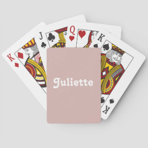 Jeu De Cartes Dusty Blush