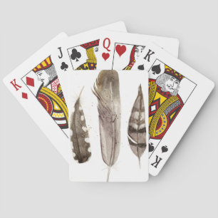 Jeu De Cartes Earthtone Feathers II