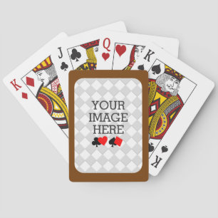 Jeu De Cartes Easily Make Your Own Deck in One Step Brown Frame