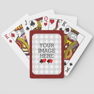 Jeu De Cartes Easily Make Your Own Deck One Step Burgundy Frame