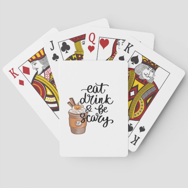 Jeu De Cartes Eat Drink And Be Scary Funny Trendy (dos)