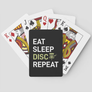 Jeu De Cartes Eat Sleep Disk Golf Répéter