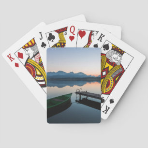 Jeu De Cartes Eau Lac Hopfen Alpes bavaroises Allemagne
