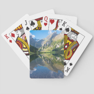 Jeu De Cartes Eau   Seealpsee Lac Alpes suisses Suisse