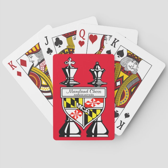 JEU DE CARTES ÉCHECS MARYLAND (dos)