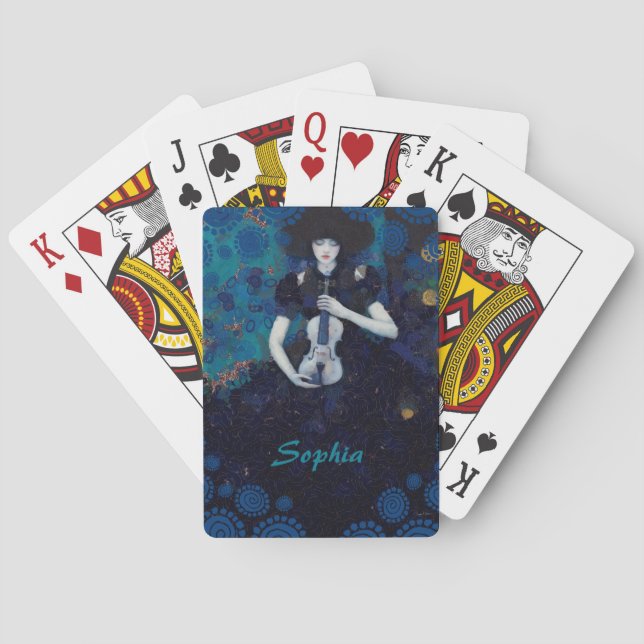 Jeu De Cartes Échos du silence : la chanson d'un violon de guéri (dos)