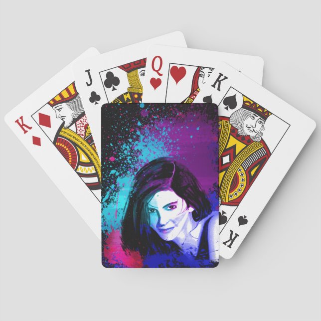 Jeu De Cartes Éclaboussure de couleur (dos)