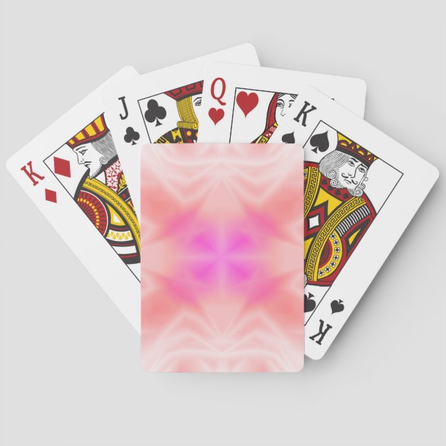 Jeu De Cartes Éclaboussure rose (dos)