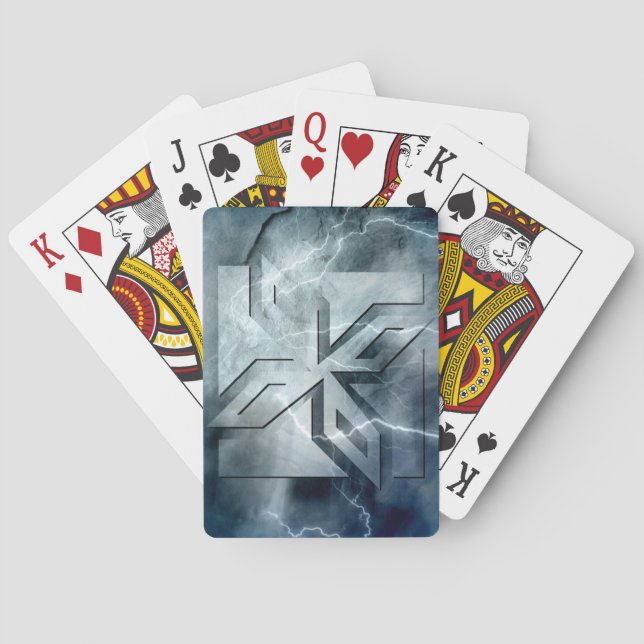 Jeu De Cartes Éclairage en pierre Ninja Star (dos)