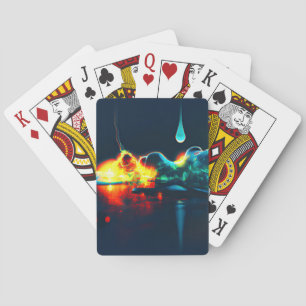 Jeu De Cartes Éclairage Liquide