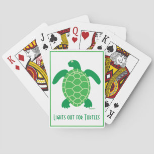 Jeu De Cartes Éclairage pour les tortues Jouer des cartes