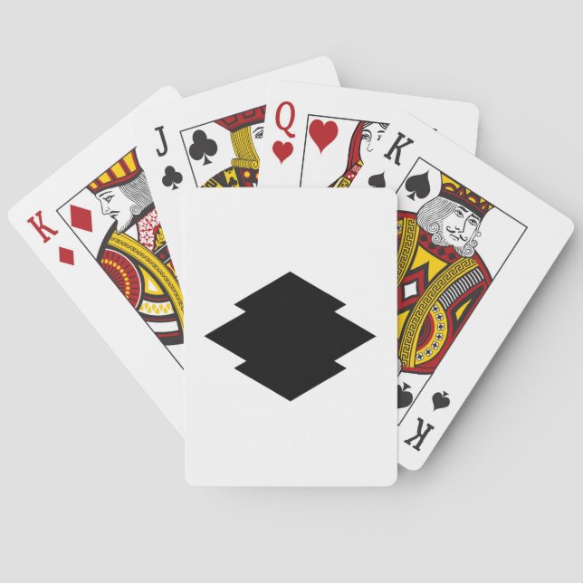 Jeu De Cartes Écorce de pin rhomboïdale (dos)
