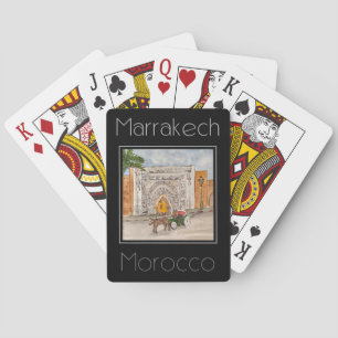 Jeu De Cartes Ecran de voyage couleur de Marrakech Maroc