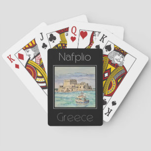 Jeu De Cartes Ecran de voyage couleur de Nauplio Grèce