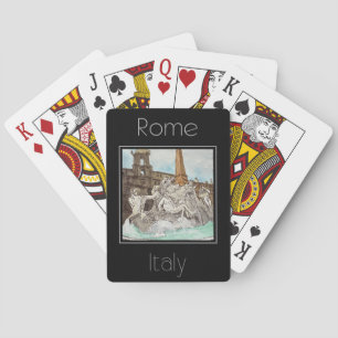Jeu De Cartes Ecran de voyage couleur de Rome Italie