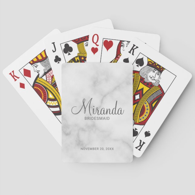 Jeu De Cartes Écrivain Personnalisé De Script Moderne (dos)