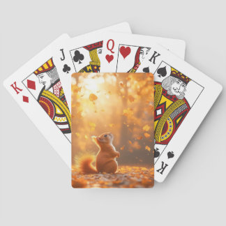 Jeu De Cartes Écureuil Portrait d'animal sauvage aimant 