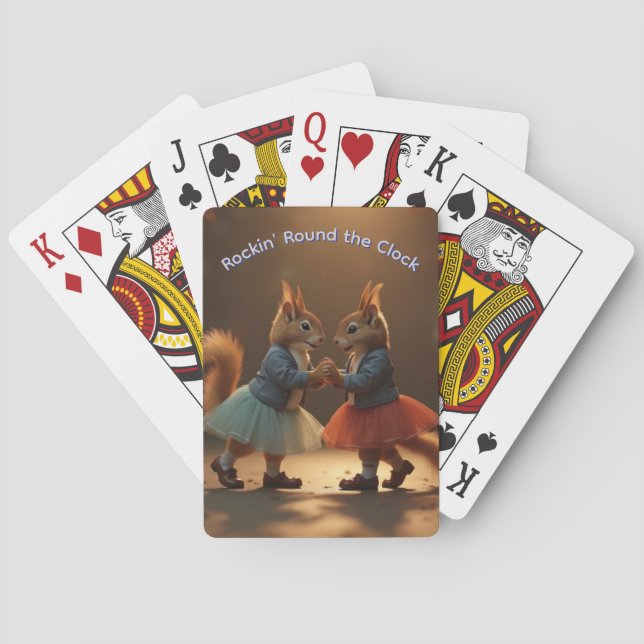 Jeu De Cartes Écureuils à houblon (dos)