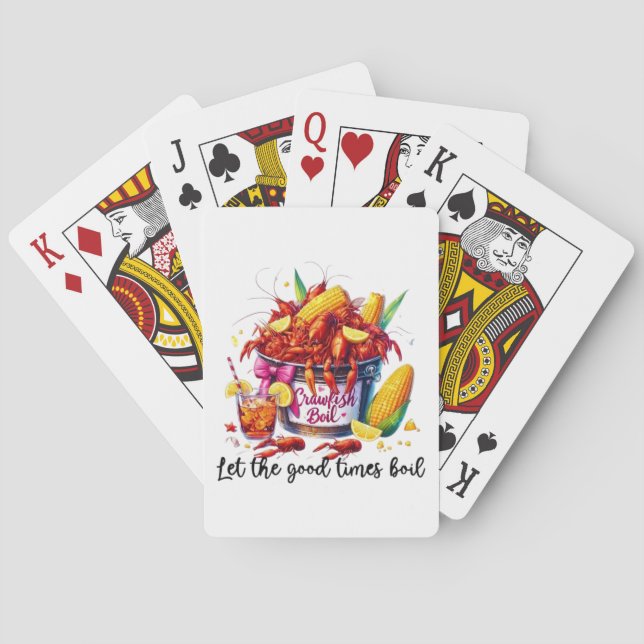 Jeu De Cartes Écuve de poisson à canne Lecture Cartes (dos)