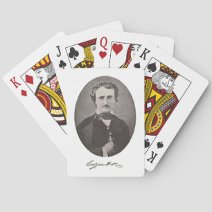 Jeu De Cartes Edgar Allan Poe avec signature