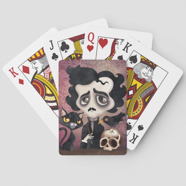 Jeu De Cartes Edgar Poète (dos)