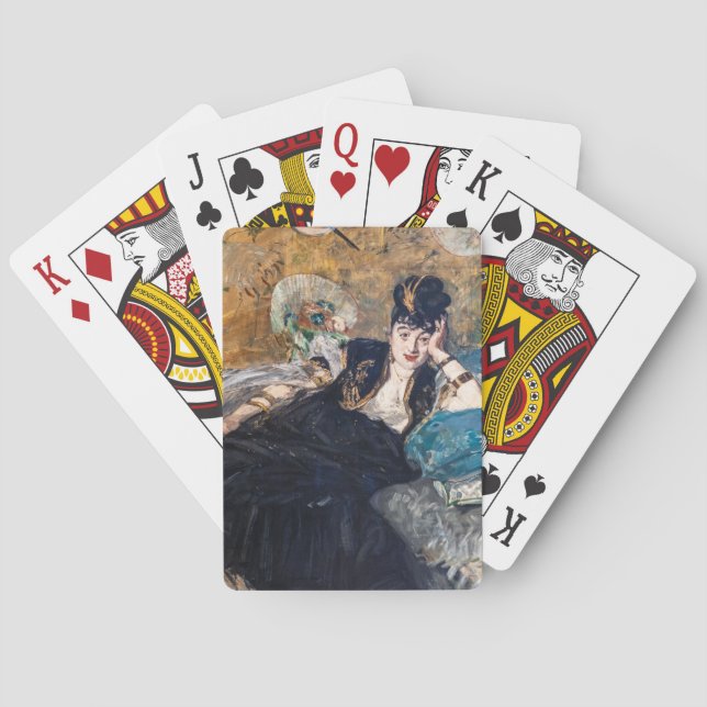 Jeu De Cartes Edouard Manet - Dame aux Éventails (dos)
