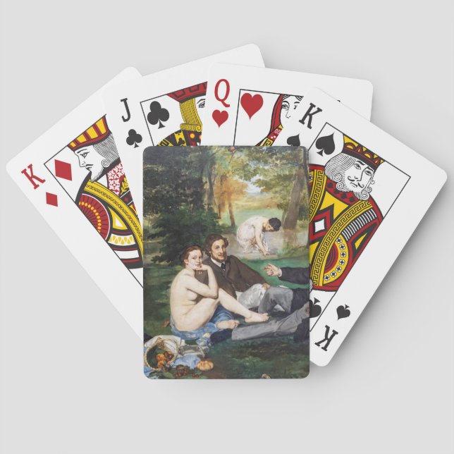 Jeu De Cartes Edouard Manet - Le déjeuner sur l'herbe (dos)