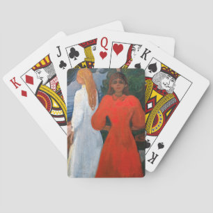 Jeu De Cartes Edvard Munch - Rouge et Blanc